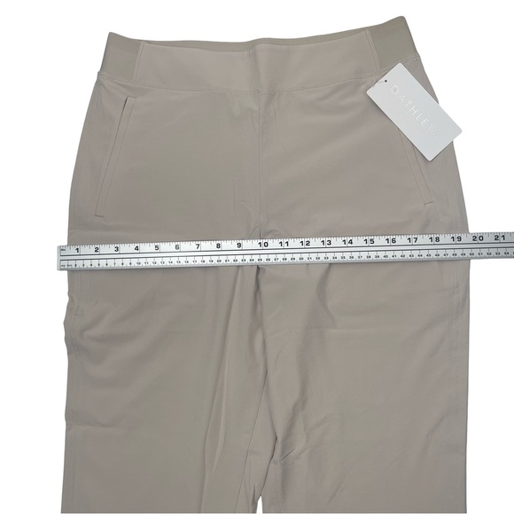NWT Athleta Brooklyn Heights Jogger Beige Tan Travel Lightweight Size 8 - Picture 3 of 6